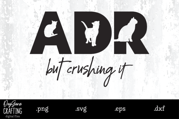 ADR but Crushing It - Cat Embroidery Design Review