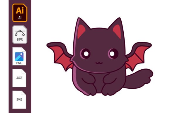 Cute Halloween Character Bat Cat Embroidery Review