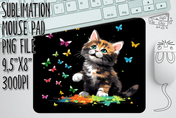 Fun Cat Illustrations Mouse Pad Design Review