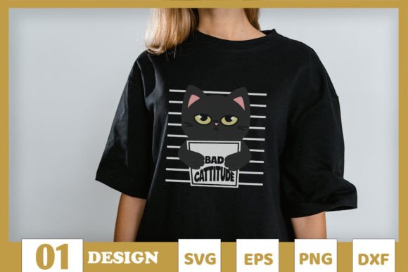 Funny Cat Bad Attitude Embroidery Review