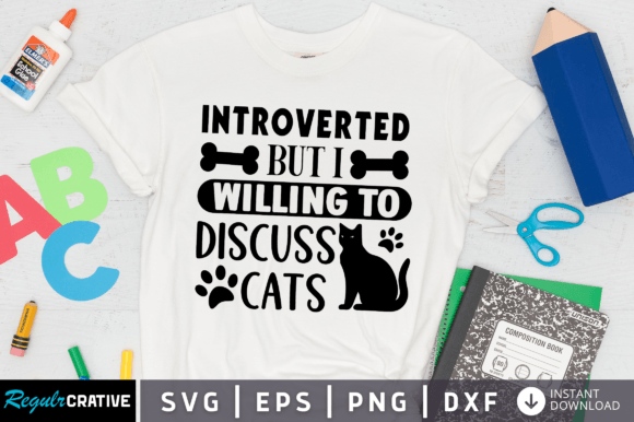 Introverted but I Willing to Discuss Cat Embroidery Design Review