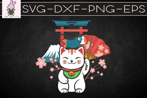 Japanese Lucky Cat Sakura Torii Embroidery Review