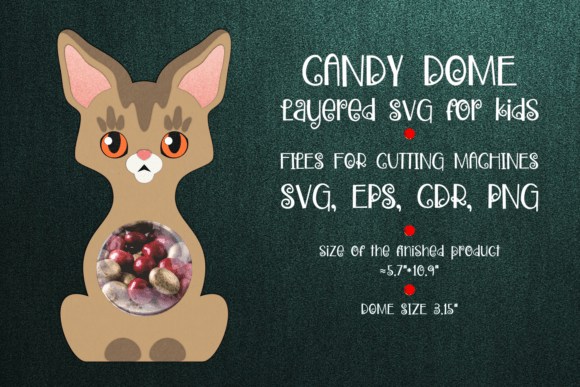 Oriental Cat Candy Dome Template Review