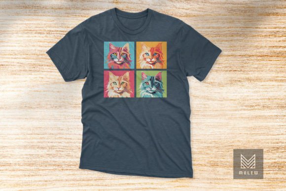 Pop Art Norwegian Forest Cat Design Review