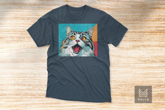 Pop Art Siberian Cat T-shirt Design Review