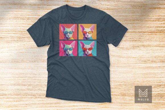 Pop Art Sphynx Cat T-shirt Design Review