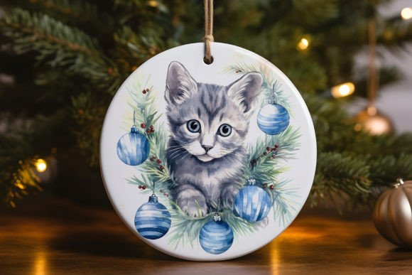 Russian Blue Kitten Ornament Review